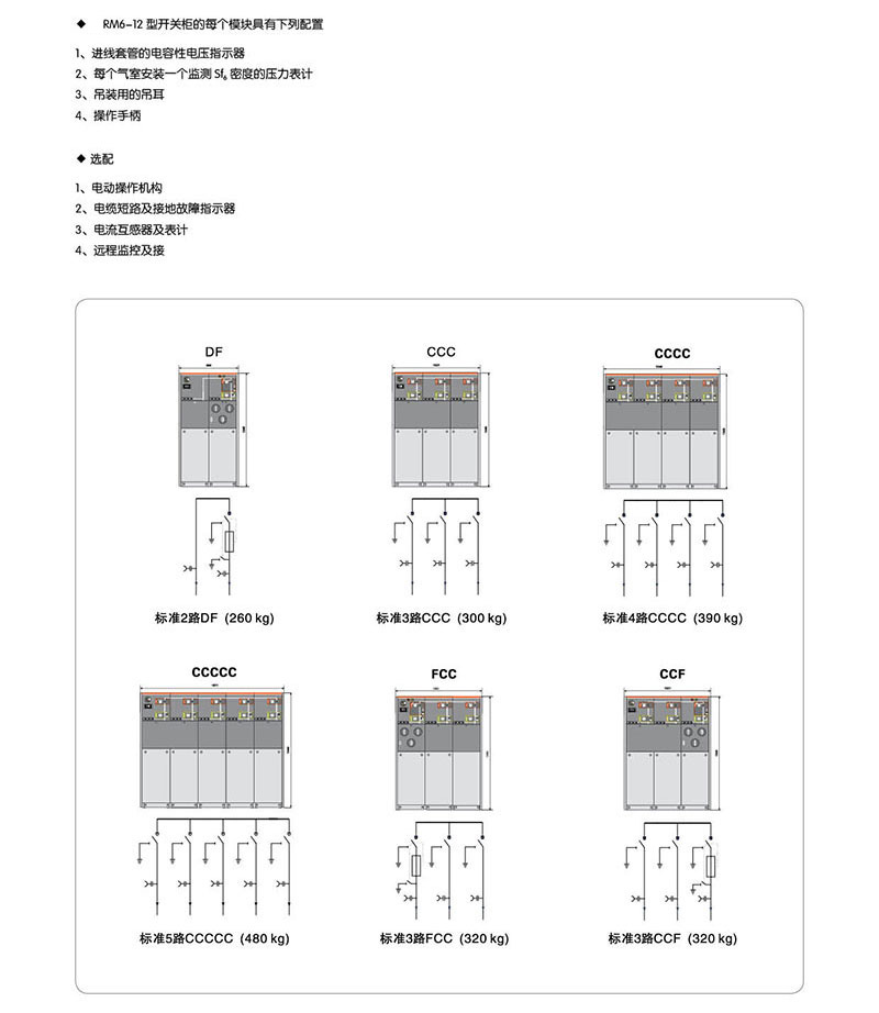 BKRM6-12组合式全封闭全绝缘充气柜